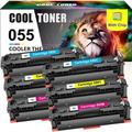 Cool Toner Compatible Toner Cartridge for canon 055 for Canon Color imageCLASS MF741Cdw MF743Cdw MF745Cdw MF746Cdw LBP664Cdw Laser printerï¼ˆ2 * Cyan 2 * Magenta 2 * Yellowï¼Œ 6-Pack)