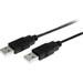 startech.com 1m usb 2.0 a to a cable - m/m - 1m usb 2.0 aa cable - usb a male to a male cable (usb2aa1m)