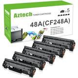 Aztech Compatible Replacement for HP LaserJet 48A CF248A Black Toner Cartridge for HP Pro M15w M15a M16a M16w HP MFP M28w MFP M28a MFP M29w MFP M29a Printer (5-Pack)