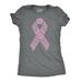 Womens Floral Breast Cancer Ribbon Awareness Survivor T shirt Womens Graphic Tees
