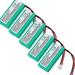 5 x 2.4V 800mAh Cordless Home Phone Battery For AT&T/Lucent BT-6010 BT-8000 BT-8001 BT-8300 CL74209 CL74309 CL80109 CL81109 CL81209