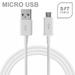 Verizon Samsung Gusto 2 / Gusto 3 OEM 5 Feet White Samsung Micro USB Data Cable Compatible With Adaptive Fast Charging Technology