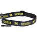 Brand New Michigan Small Pet Dog Collar(1 Inch Wide 8-14 Inch Long) and Small Leash(5/8 Inch Wide 6 Feet Long) Bundle Official Wolverines Logo/Colors