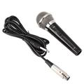 Tebru Professional Wired Microphone Handheld Professional Wired Dynamic Microphone Clear Voice for Karaoke Vocal Music Performance Microphone Karaoke