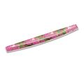 Fellowes Photo Gel Keyboard Wrist Rest with Microban Protection 18.56 x 2.31 Pink Flowers Design