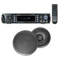 RPA60BT 1000w Home Theater Bluetooth Receiver +(2) Black In-Ceiling Speakers