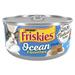 Purina Friskies Ocean Favorites Pate Wet Cat Food Tuna 5.5 oz Cans (24 Pack)