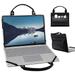 Lenovo ThinkPad T14s Gen 2 Laptop Sleeve Leather Laptop Case for Lenovo ThinkPad T14s Gen 2 with Accessories Bag Handle (Black)