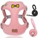 No Pull Dog Harness Upgraded Reflective Adjustable Dog Vest Harness with Training Handle & 5FT Dog Leash Easy Control and Walking Pet Dog Harness for Small Medium Large Dogs