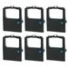 PrinterDash Compatible Replacement for Innovera IVR52102001 Black Printer Ribbons (6/PK) - Equivalent to Okidata 52102001 / 52104001