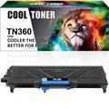 TN360 Toner Cartridge Compatible for Brother TN360 TN330 TN-360 Black Toner High Yield for DCP-7040 DCP-7030 MFC-7840W HL-2140 MFC-7340 MFC-7440N HL-2170W HL-2150N Printer(up to 5200 Pages)