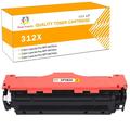 Toner H-Party 1-Pack Compatible Toner Cartridge for HP CF382A Color LaserJet Pro MFP M476nw M476dn M476dw Printer Ink Office Supplies Yellow