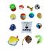 Big Clearance! 10/14 pcs Pet Cat Toys Small Mini Play Mouse Toy Ball Toys with Bells Gift for Cats Dogs Kitten