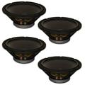 4 Goldwood Sound GW-12PC-4 Heavy Duty 4ohm 12 Woofers 450 Watts each Replacement Speakers