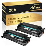 Arcon 2-Pack Compatible Toner Replacement for HP 26A CF226A Pro M402n M402dw M402dn Pro MFP M426fdw M426fdn Printer (Black)