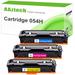 A Aztech 3-Pack Compatible Toner Cartridge for Canon 054H MF642cdw MF644cdw MF641cw LBP622cdw LBP621cw MF643cdw (Cyan Magenta Yellow)