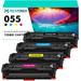 055 Toner Cartridge with Chip Compatible for Canon 055 055H CRG-055 for Canon imageCLASS MF743CDW MF741CDW MF744Cdw MF745CDW LBP663CDW LBP664CX Printer (Black Cyan Magenta Yellow 4-Pack)