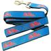 Brand New Ole/Miss Pet Dog Leash(Large) 1 inch Wide 6 Feet Long Officially Licensed Official Rebels Logo/Red/Blue Color