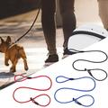Pet Enjoy Dog Leash Slip Rope Lead Leash Dog Traction Rope Adjustable Dog Walking No Pull Training Lead Leashes Strong Braided Rope for Dogs