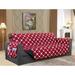 Mocassi Reversible Quilted Microfiber Pet Cover Multipurpose Furniture Protector Sofa Burgundy/Black