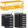 Toner H-Party Compatible Toner Cartridge Replacement for Dell 332-399 332-0400 332-0401 332-0402 for Use with Dell C1660W Printer Ink (4*Black 2*Cyan 2*Magenta 2*Yellow 10-Pack)