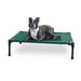 K&H Pet Products Original Pet Cot Elevated Dog Bed Green/Black Medium 25 X 32 X 7 Inches