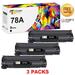 78A CE278A Black Laser Toner Cartridges Replacement for HP LaserJet MFP M1536dnf M1537dnf M1538dnf M1539dnf P1566 P1606dn Printer compatible with 1606dn toner cartridge(3-Pack)