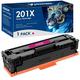 201X CF400X 1-Pack Compatible Toner Cartridge for HP CF403X 201X LaserJet Pro M252dw M252n Pro MFP M277dw M277n M277c6 M274n Printer (Magenta)