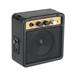 Mini Guitar Amplifier Amp Speaker 1W with 6.35mm Input 1/4 Inch Headphone Output Supports Volume Tone Adjustment Overdrive