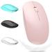 Manunclaims Wireless Mouse Rechargeable Gaming Mouse - 2.4GHz Noiseless Mouse with USB Receiver - Portable Computer Mice for PC Tablet Laptop with Windows/Mac OS System