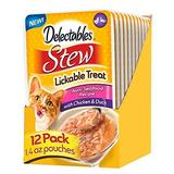 Delectables Stew Non-Seafood Chicken & Duck Lickable Wet Cat Treats