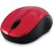 Verbatim Silent Wireless Blue LED Mouse - Red - Blue LED/Optical - Wireless - Radio Frequency - Red - 1 Pack - USB Type A - Scroll Wheel - 3 Button(s) | Bundle of 10 Each