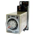 220V 10Min 0-10 Minute Delay Timer Time Relay H3Y-2 + 8 Pin DIN Rail Socket