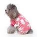 Feiona Soft Bear Printed Dog Clothes Dog Jumpsuits Comfortable Lovely Pajama For Puppy Dog French Bulldog Chihuahua Cold Weather
