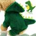 Pet Cat Clothes Funny Dinosaur Costumes Coat Winter Warm Fleece Cat Cloth For Small Cats Kitten Hoodie Puppy Dog Clothes