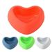 Cheers.US Pet Food Bowl Love Heart Shape Multifunctional Plastic Cat Dog Food Dispenser Bowls Cat Supplies Large Capacity Easy Cleaning Suitable for Cats and Dogs and other small pets