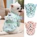 XWQ Pet Clothes Wave Dots Pattern Cosplay Soft Texture Pet Dogs Cats Sweatshirt Costume with Doll for Autumn