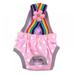 XXS-XL 6 Size Washable Female Dog Diapers Underwear Pet Sanitary Pants Cloth Diaper Nappy Covers Underwear Reusable Suspender