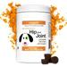 waggedy Advanced Hip and Joint Turmeric Dog Supplements for Joints and Hips w/Glucosamine for Dogs & MSM and Turmeric for Dogs Joint Supplement for Dogs Helps with Aches Natural Remedies for Dogs Turmeric Hip & Joint 90 Count