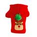 Topumt Christmas Costume for Dogs Reindeer Small Dog Christmas Costume Christmas Girl Dog Sweater Coat Dress