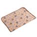 Puppy Blanket Pet Cushion Small Dog Cat Bed Warm Sleep Mat Pet Dog Cat Puppy Kitten Fleece Blanket Paw Cushion 60x40CM(Brown)