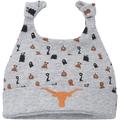 Newborn & Infant New Era Heather Gray Texas Longhorns Critter Cuffed Knit Hat