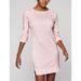 Athleta Dresses | Athleta Eco Wash Sweatshirt Dress Sz Xxs Pink Crewneck Side Zipper Raglan | Color: Pink | Size: Xxs