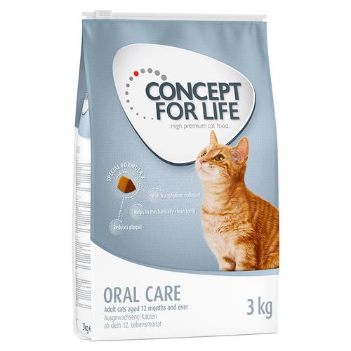 3x3kg Oral Care Concept for Life Katzen Trockenfutter