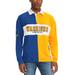 Men's Tommy Jeans Royal/Yellow Golden State Warriors Ronnie Rugby Long Sleeve T-Shirt