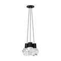 Visual Comfort Modern Collection Sean Lavin Kira 10 Inch 3 Light LED Multi Light Pendant - 700TDKIRAP3IB-LEDWD