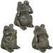 Sunnydaze Hear No Evil See No Evil Speak No Evil Frog Trio Statues - 10