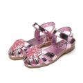 Huakaishijie Toddler Little Girl Princess Kid Shoes Dance Party Dress Flat Sandals Summer Shoes