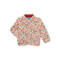 Denim Bay Toddler Girls Printed Fleece Jacket Sizes 12M-5T