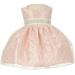 BNY Corner Baby Flower Girl Dress Overlay Lace Rhinestone Belt Dusty Rose (Baby) XL 1132BT